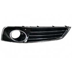 Griglia paraurti anteriore con foro fendinebbia con modanatura cromata dx