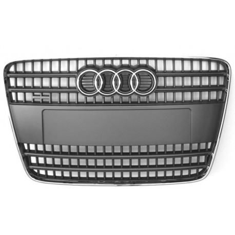 Griglia mascherina radiatore cromata - grigia