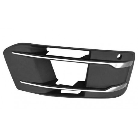 Griglia paraurti anteriore con fori sensori con modanatura cromata dx