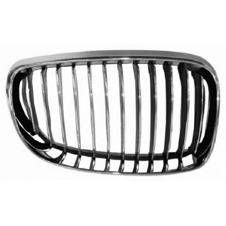 Griglia mascherina radiatore anteriore cromata - nera dx