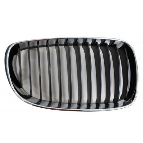 Griglia mascherina radiatore anteriore cromata - nera dx