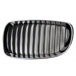 Griglia mascherina radiatore anteriore cromata - nera sx
