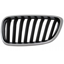 Griglia mascherina radiatore cromata - nera sx