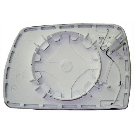 Piastra specchietto termica con vetro blu asferico lato passeggero - dx