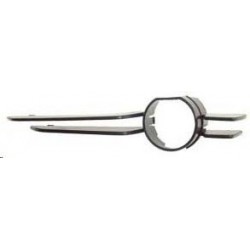 Griglia paraurti anteriore con foro fendinebbia sx