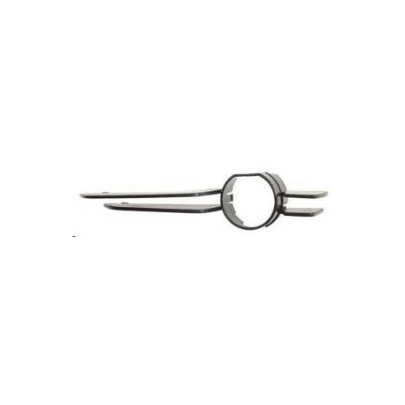 Griglia paraurti anteriore con foro fendinebbia sx