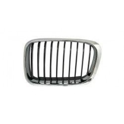 Griglia mascherina radiatore anteriore cromata - nera sx