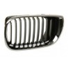 Griglia mascherina radiatore anteriore cromata - nera sx
