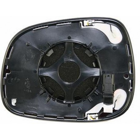 Piastra specchietto termica con vetro blu asferico lato passeggero - dx