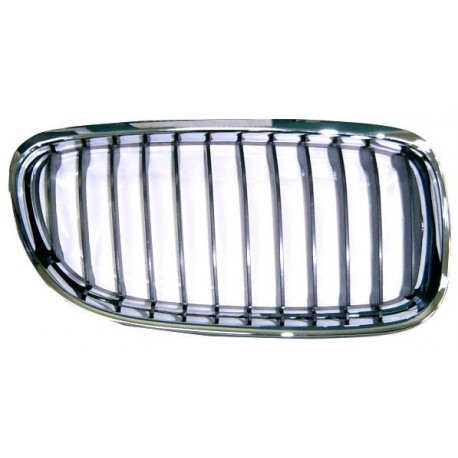 Griglia mascherina radiatore anteriore cromata - nera dx