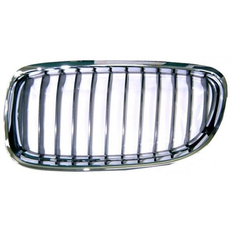 Griglia mascherina radiatore anteriore cromata - nera sx