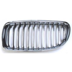 Griglia mascherina radiatore anteriore cromata - nera sx