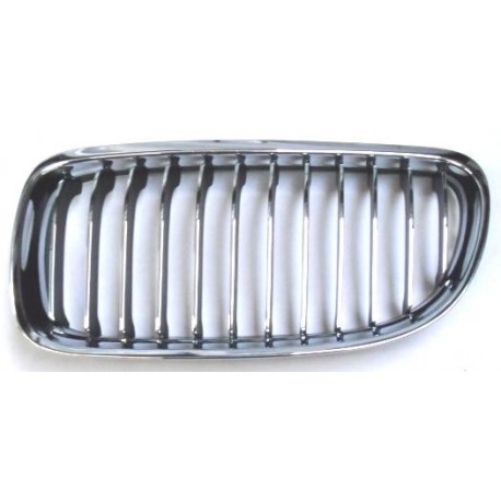 Griglia mascherina radiatore anteriore cromata - nera sx