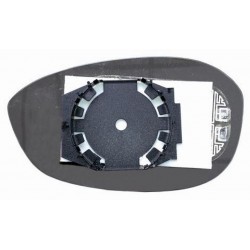 Piastra specchietto termica con vetro blu asferico lato passeggero - dx