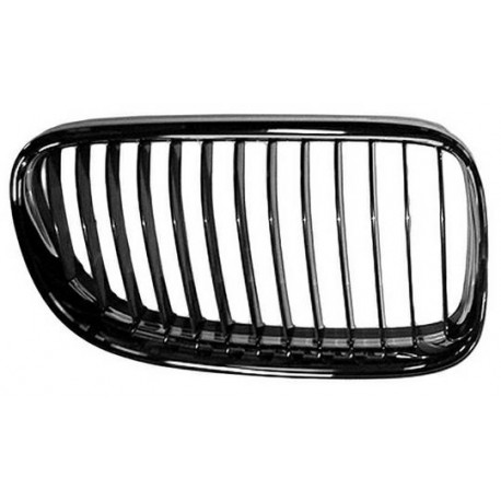 Griglia mascherina radiatore anteriore cromata - nera dx