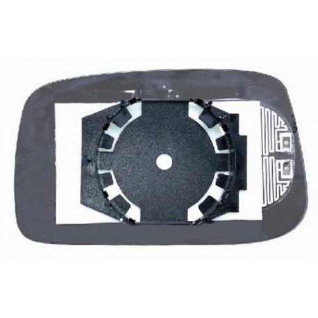 Piastra specchietto termica con vetro blu asferico lato passeggero - dx