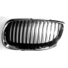 Griglia mascherina radiatore anteriore cromata - nera sx