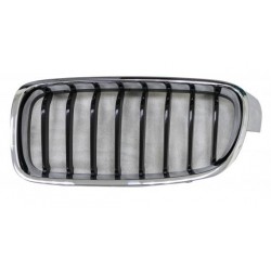 Griglia mascherina radiatore anteriore cromata - nera versione Sport sx