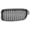 Griglia mascherina radiatore anteriore cromata - nera versione Luxury sx