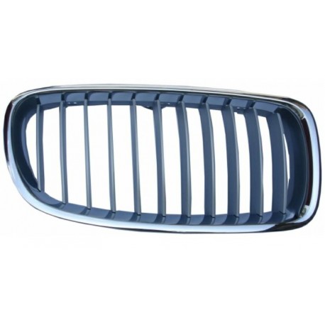 Griglia mascherina radiatore anteriore cromata - grigia versione Modern dx