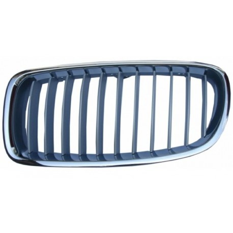 Griglia mascherina radiatore anteriore cromata - grigia versione Modern sx