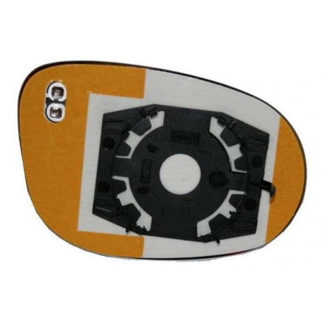 Piastra specchietto termica con vetro blu lato guida - sx