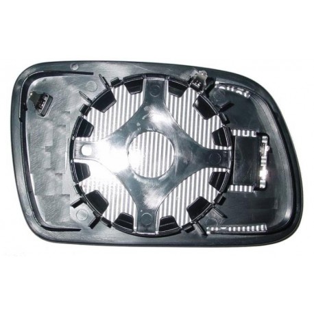 Piastra specchietto termica con vetro blu lato guida - sx