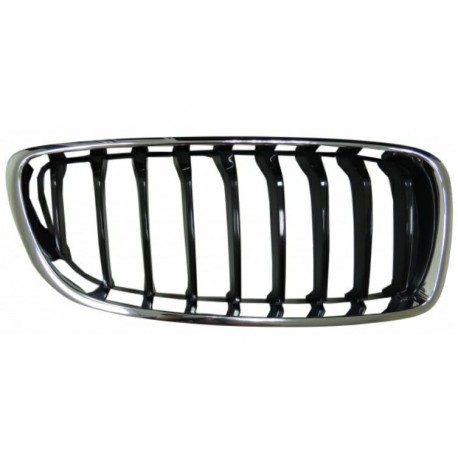 Griglia mascherina radiatore cromata - nera versione Sport dx