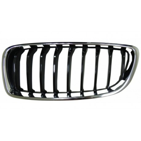Griglia mascherina radiatore cromata - nera versione Sport sx