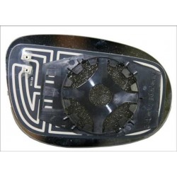 Piastra specchietto termica con vetro blu lato guida - sx