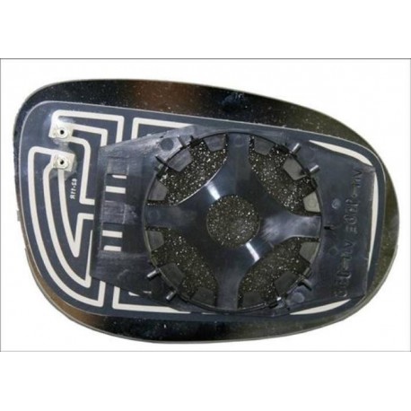 Piastra specchietto termica con vetro blu lato guida - sx