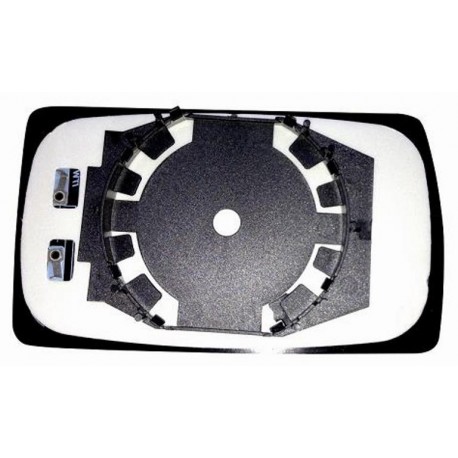 Piastra specchietto termica con vetro blu lato guida - sx