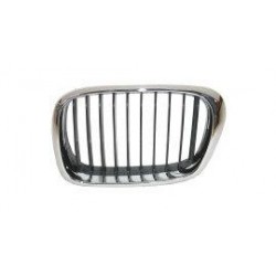 Griglia mascherina radiatore anteriore cromata - nera sx