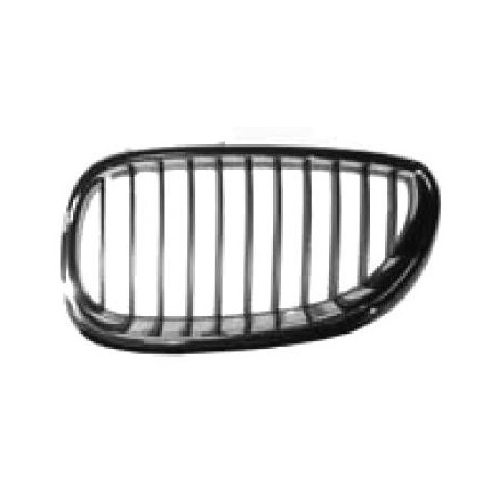 Griglia mascherina radiatore anteriore cromata - nera sx