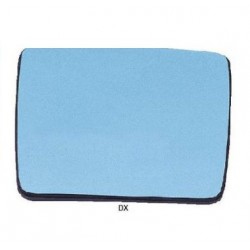 Piastra specchietto termica con vetro blu lato passeggero - dx