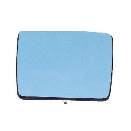 Piastra specchietto termica con vetro blu lato passeggero - dx