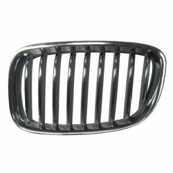 Griglia mascherina radiatore anteriore cromata - titanio sx
