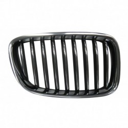 Griglia mascherina radiatore anteriore cromata - nera dx