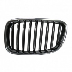 Griglia mascherina radiatore anteriore cromata - nera sx