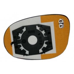 Piastra specchietto termica con vetro blu lato passeggero - dx