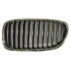 Griglia mascherina radiatore anteriore cromata - nera sx
