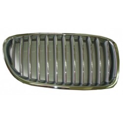 Griglia mascherina radiatore anteriore cromata - grigia dx