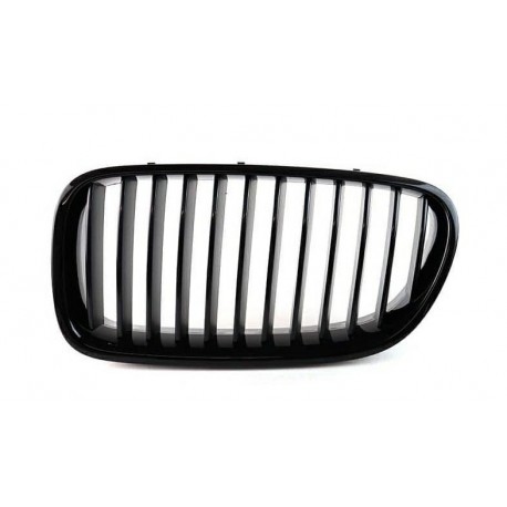 Griglia mascherina radiatore anteriore nera lucida sx