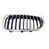Griglia mascherina radiatore anteriore cromata - nera sx