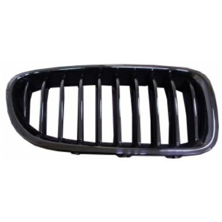 Griglia mascherina radiatore cromata - nera dx