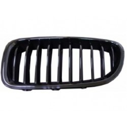 Griglia mascherina radiatore cromata - nera sx