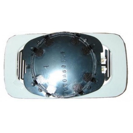 Piastra specchietto termica con vetro blu lato passeggero - dx