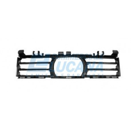 Griglia paraurti anteriore centrale con foro nera lucida