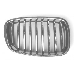 Griglia mascherina radiatore anteriore cromata - nera dx