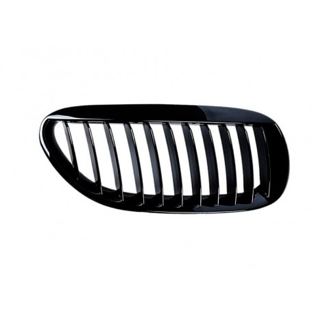 Griglia mascherina radiatore anteriore cromata - nera dx
